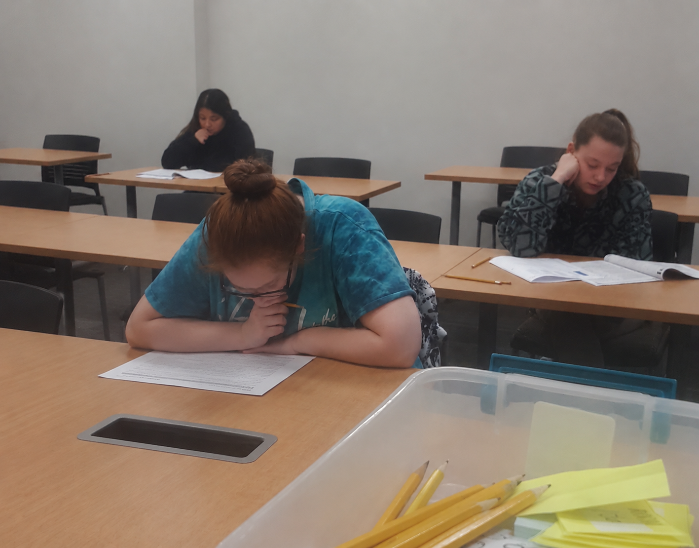 Dean Brannon Institute students preparing in class