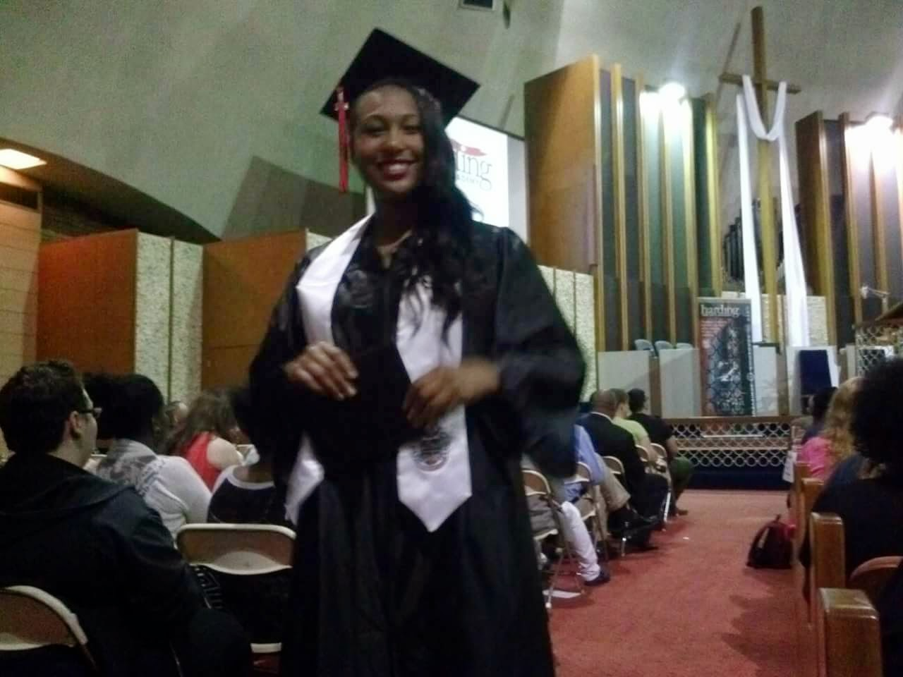 A Dean Brannon Institute student at graduation
