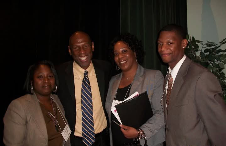 Dr. Camille Smith speaking at a conference