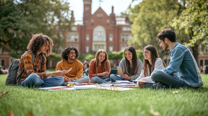 Dean Brannon Institute students collaborating together as a community